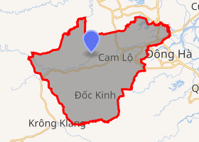 bản đồ huyện Cam Lộ Quảng Trị