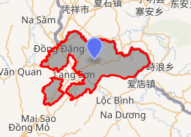 bản đồ huyện Cao Lộc Lạng Sơn