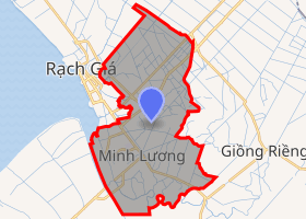 bản đồ huyện Châu Thành Kiên Giang