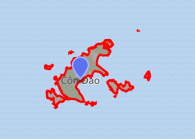 bản đồ huyện đảo Côn Đảo Bà Rịa - Vũng Tàu
