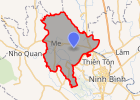 bản đồ huyện Gia Viễn Ninh Bình