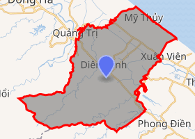 bản đồ huyện Hải Lăng Quảng Trị
