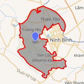 bản đồ huyện Hoa Lư Ninh Bình