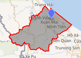 bản đồ huyện Lệ Thủy Quảng Bình