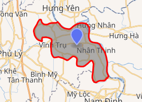 bản đồ huyện Lý Nhân Hà Nam