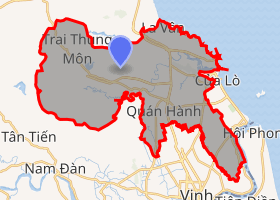 bản đồ huyện Nghi Lộc Nghệ An