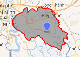 bản đồ huyện Nhơn Trạch Đồng Nai