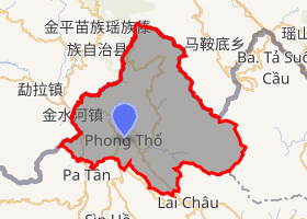 bản đồ huyện Phong Thổ Lai Châu