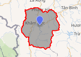 bản đồ huyện Phước Sơn Quảng Nam