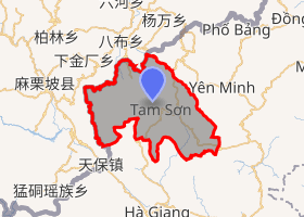bản đồ huyện Quản Bạ Hà Giang