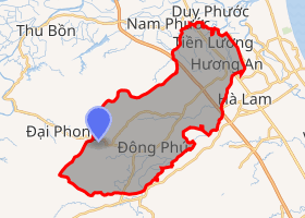 bản đồ huyện Quế Sơn Quảng Nam