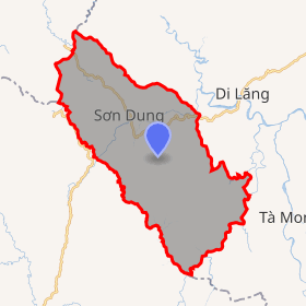bản đồ huyện Sơn Tây Quảng Ngãi