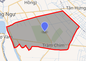 bản đồ huyện Tam Nông Đồng Tháp