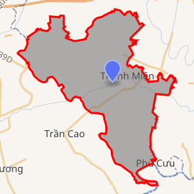 bản đồ huyện Thanh Miện Hải Dương