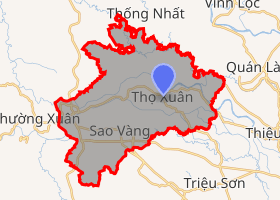 bản đồ huyện Thọ Xuân Thanh Hóa