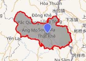 bản đồ huyện Tràng Định Lạng Sơn