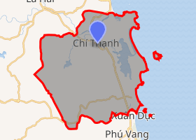 bản đồ huyện Tuy An Phú Yên