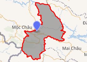 bản đồ huyện Vân Hồ Sơn La