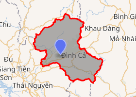 bản đồ huyện Võ Nhai Thái Nguyên