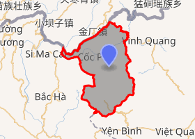 bản đồ huyện Xín Mần Hà Giang