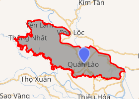 bản đồ huyện Yên Định Thanh Hóa