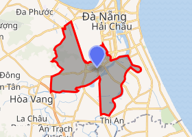 bản đồ quận Cẩm Lệ Đà Nẵng