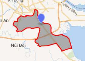 bản đồ quận Dương Kinh Hải Phòng