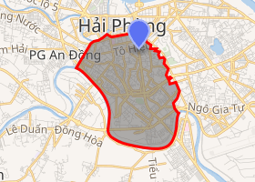 bản đồ quận Lê Chân Hải Phòng