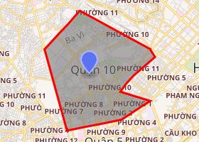 bản đồ quận Quận 10 Hồ Chí Minh