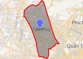 bản đồ quận Tân Phú Hồ Chí Minh