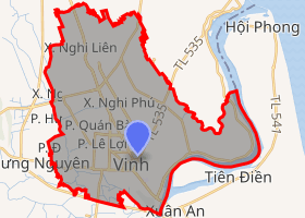 Bảng giá đất thành phố Vinh Tỉnh Nghệ An mới nhất năm 2022