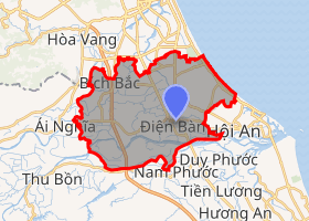 bản đồ thị xã Điện Bàn Quảng Nam