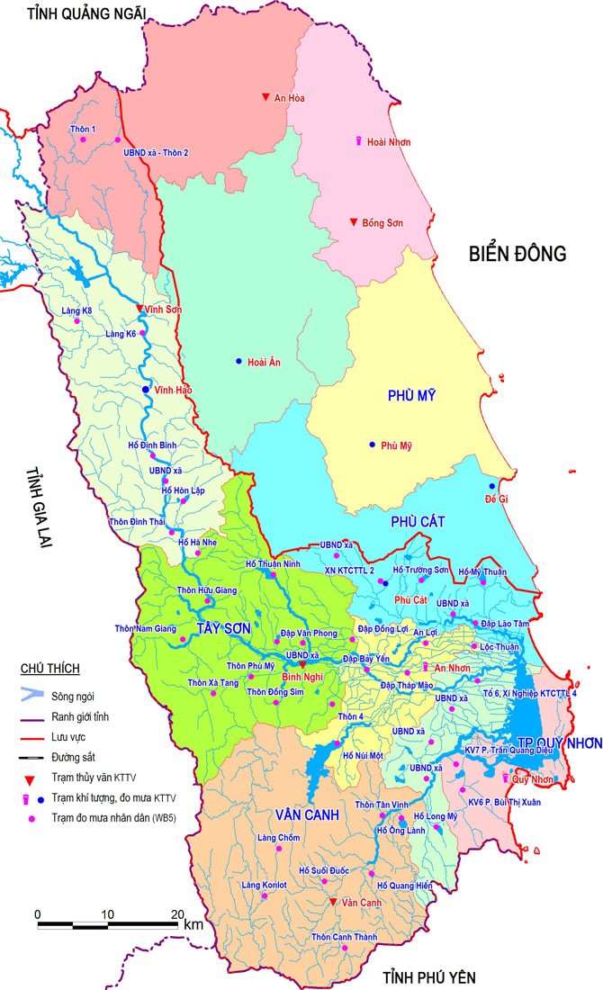 bảng giá đất Bình Định